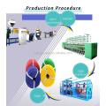 plastic rope making machine twisted danline rope production line plastic rope twisting machine